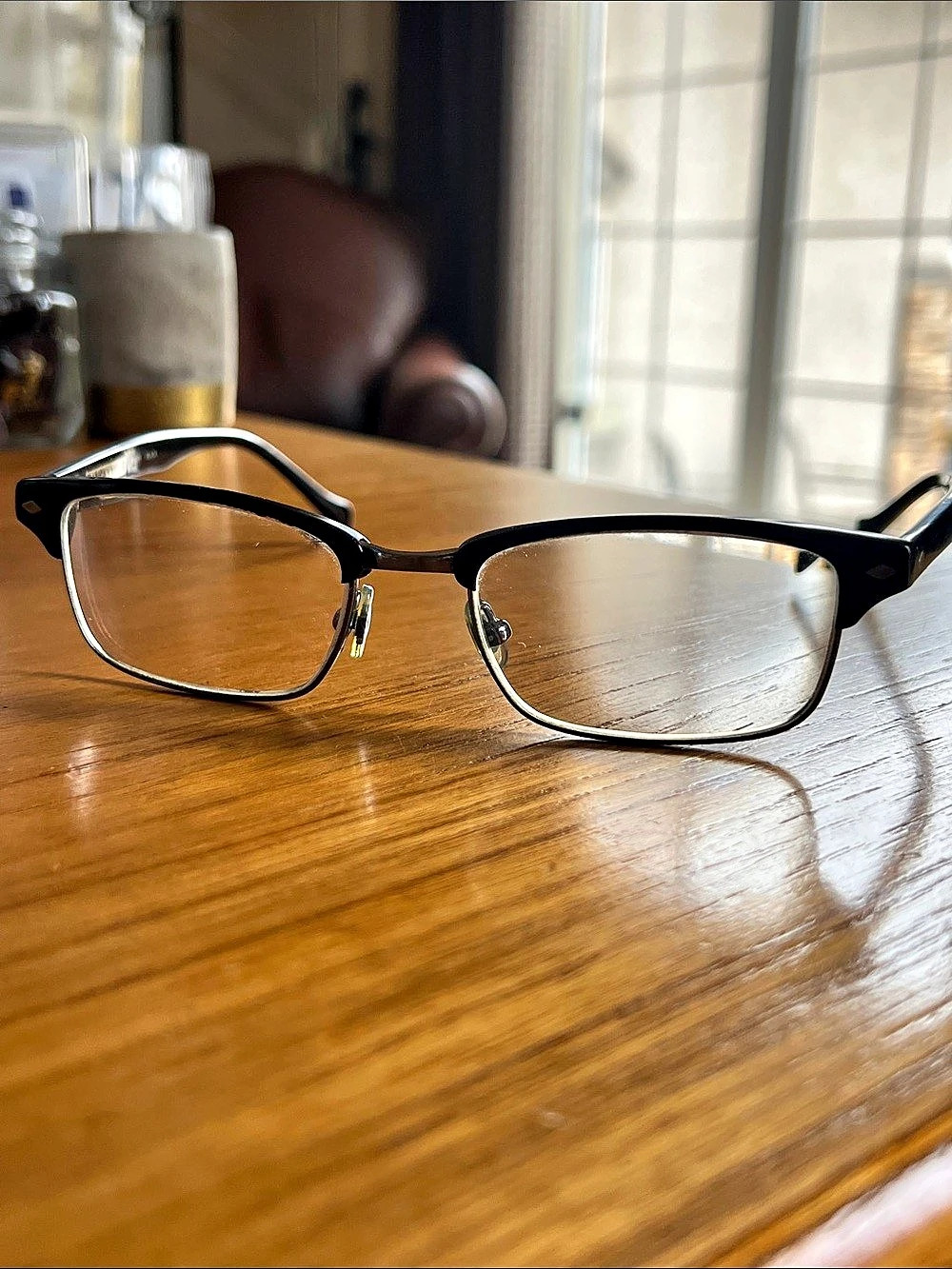 Lucky Brand Black & Silver Eyeglasses